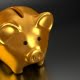 Golden piggy bank for new trust