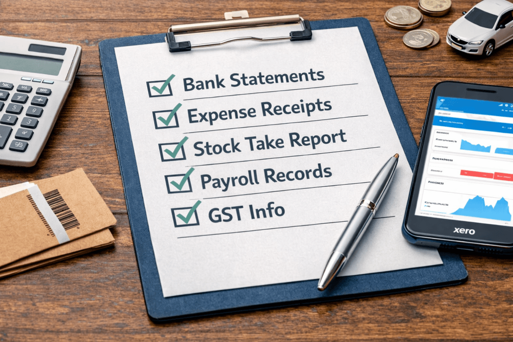 Information for your accountant at year-end