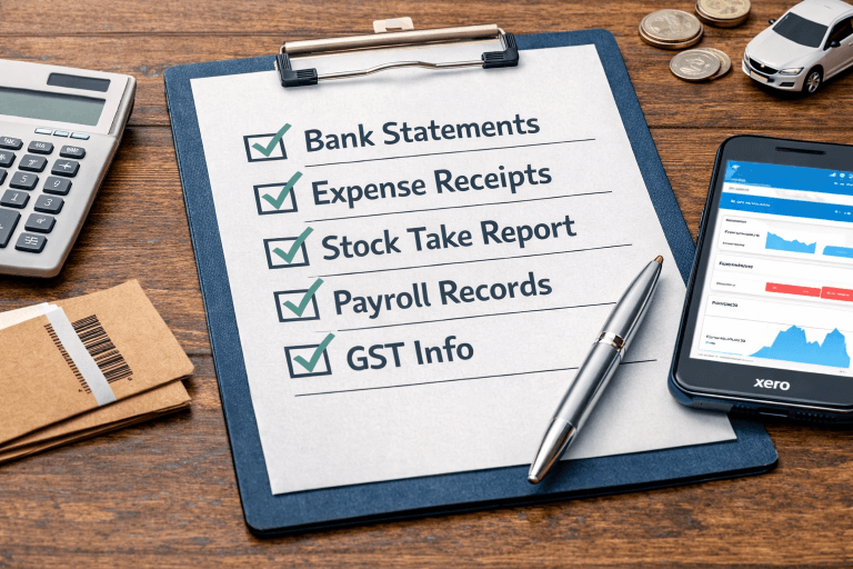 Information for your accountant at year-end